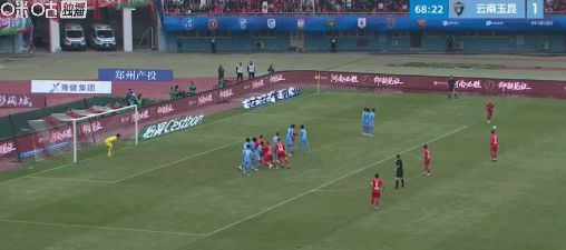 河南队2-1力克云南玉昆迎两连胜 克莱伯乌龙球成